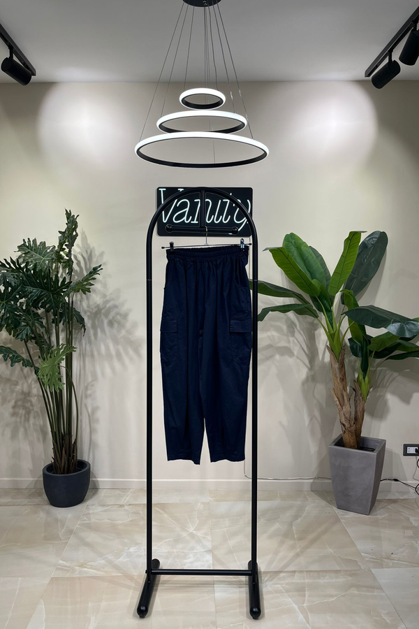 Pantacargo cotone - Blu