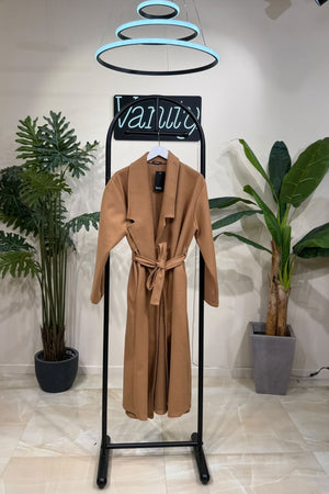 Cappotto cinta Parigi - Camel