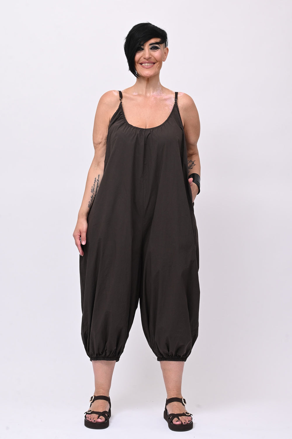 Jumpsuit over cotone - Moro