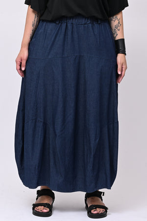 Gonna jeans palloncino - Jeans scuro