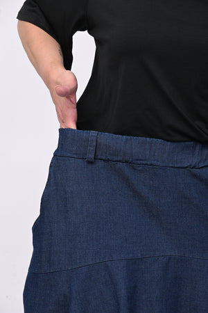 Gonna jeans palloncino - Jeans scuro