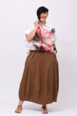 Camicia lino orchidea - Bianco