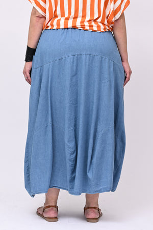 Gonna jeans palloncino - Jeans chiaro
