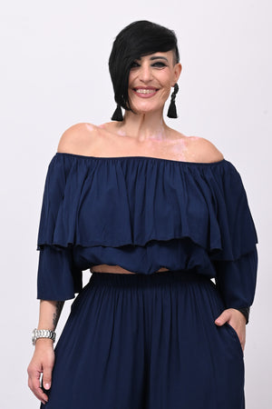 Completo top Bahamas - Blu