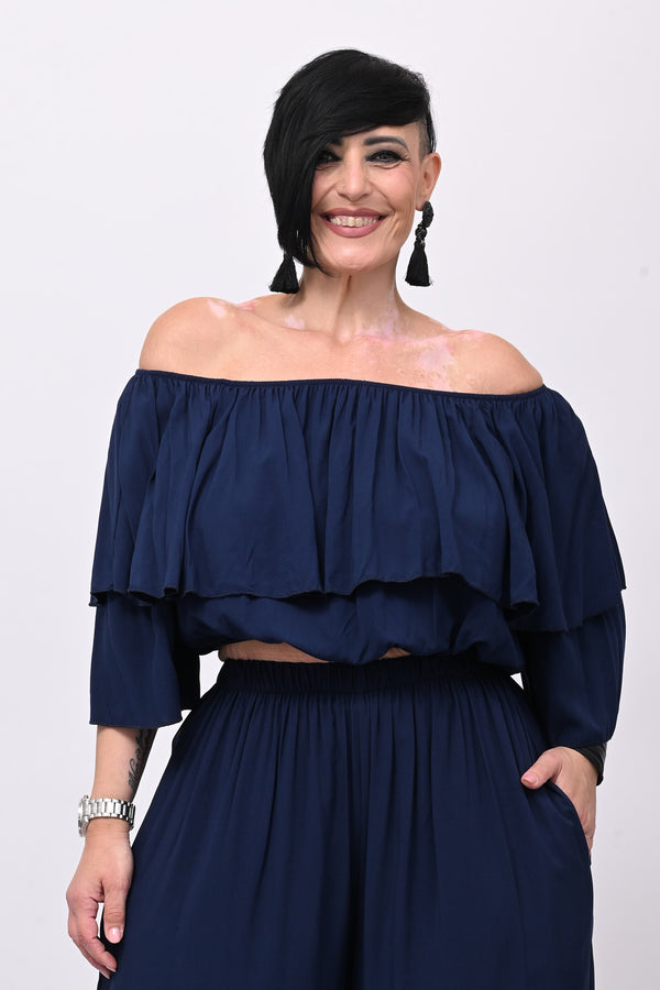 Completo top Bahamas - Blu