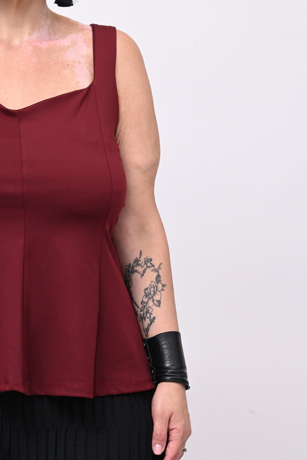 Top licra peplum - India