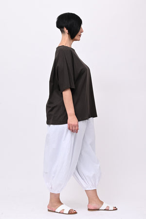 T-shirt over macramè - Moro