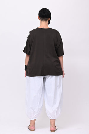 T-shirt over macramè - Moro