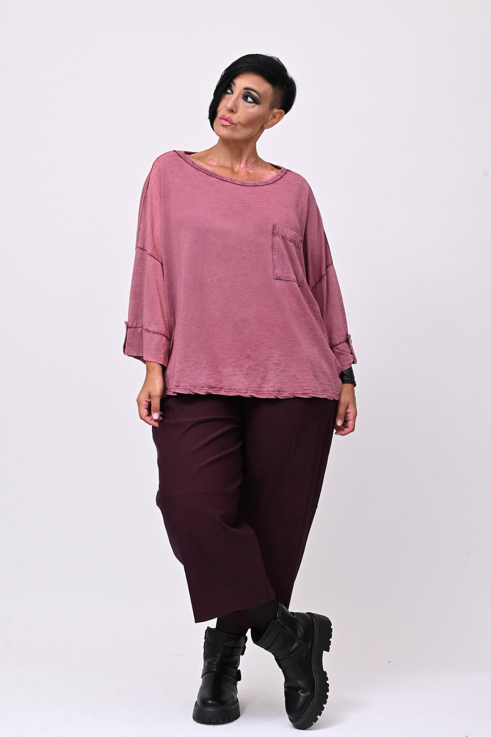 T-shirt maltinta taschino - Vino