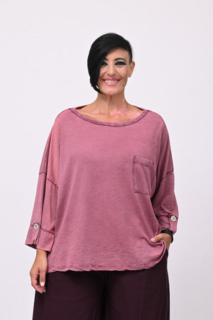 T-shirt maltinta taschino - Vino