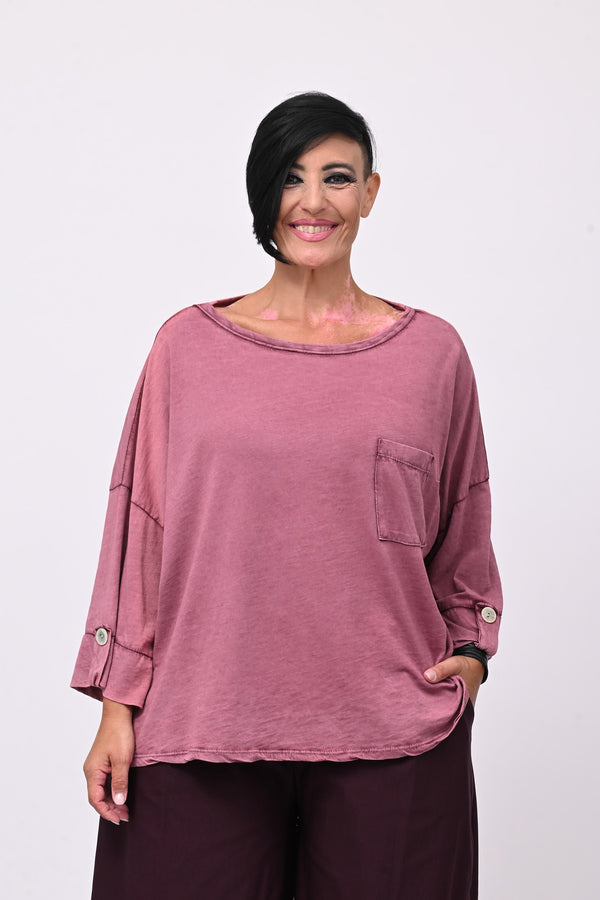 T-shirt maltinta taschino - Vino