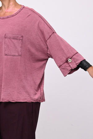 T-shirt maltinta taschino - Vino