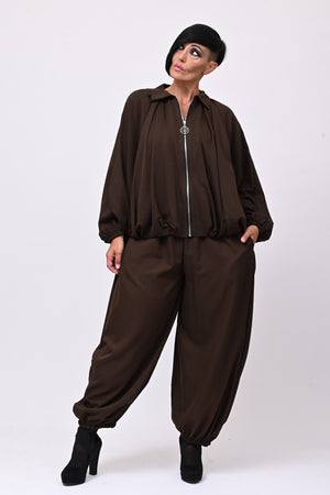 Completo zip elastico - Moro
