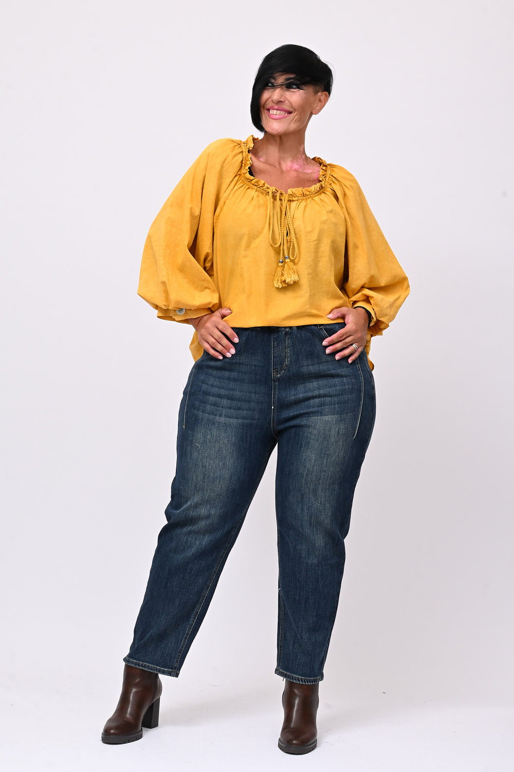 Jeggins crop elastico - Jeans medio