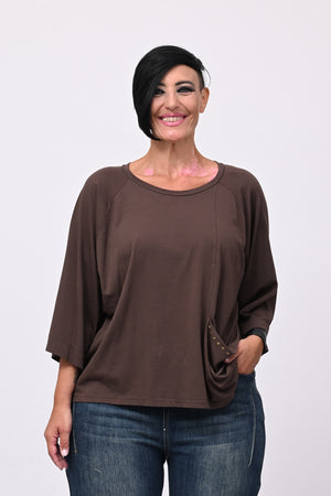 T-shirt tasca e bulloni - Moro