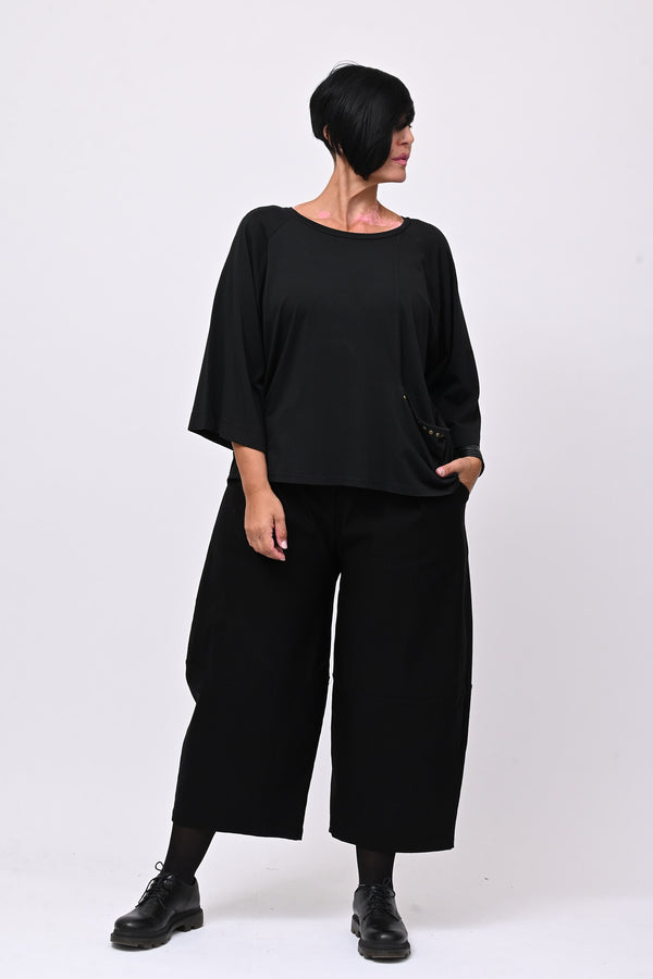 T-shirt tasca e bulloni - Nero