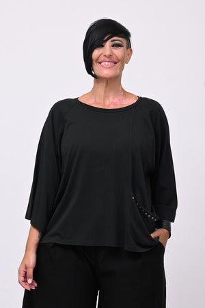 T-shirt tasca e bulloni - Nero