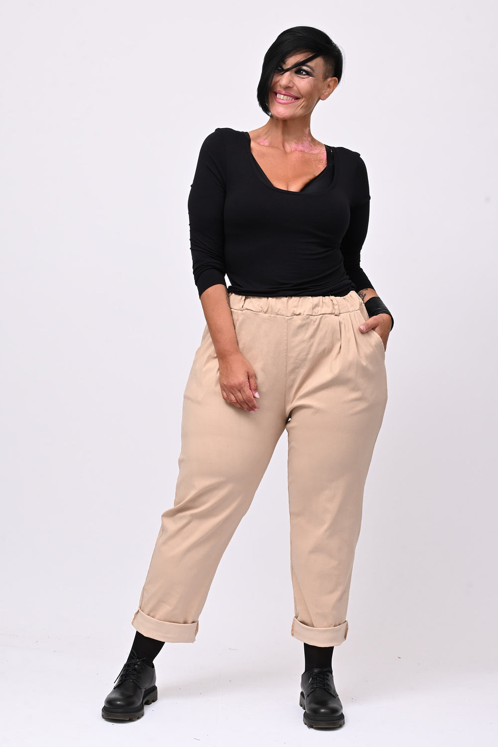 Pantalone bengalina over - Biscotto