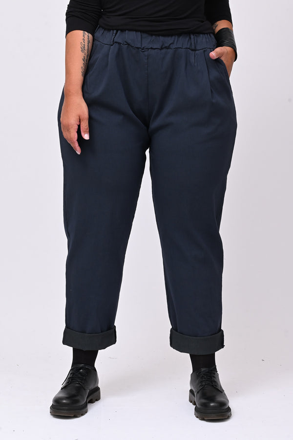 Bengaline oversized trousers - Blue