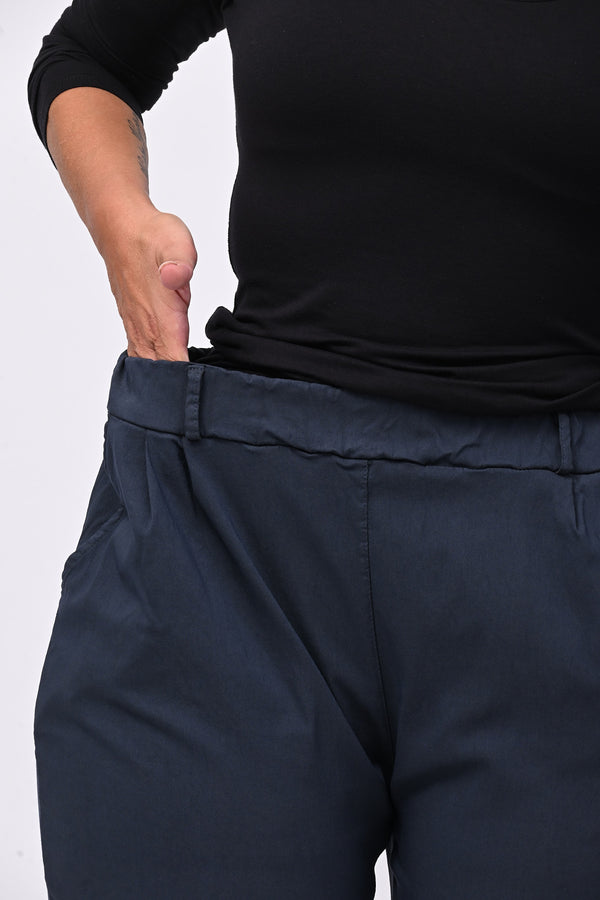 Bengaline oversized trousers - Blue