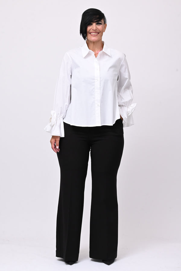 Pantalone taglio uomo zampa - Nero