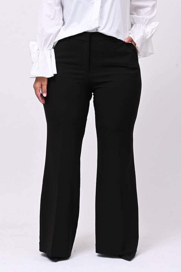 Pantalone taglio uomo zampa - Nero