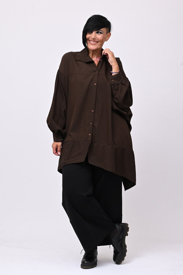 Camicia over stondata - Moro