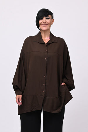 Camicia over stondata - Moro