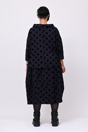 Gonna palloncino pois - Blu