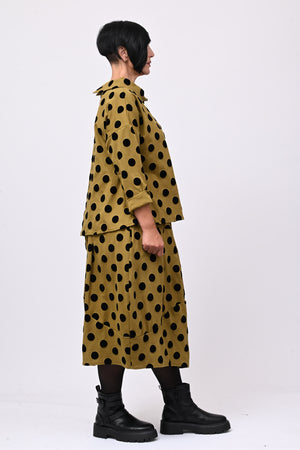 Gonna palloncino pois - Oliva