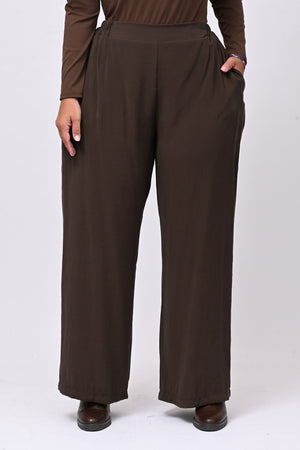Pantalone viscosa taglio uomo - Moro