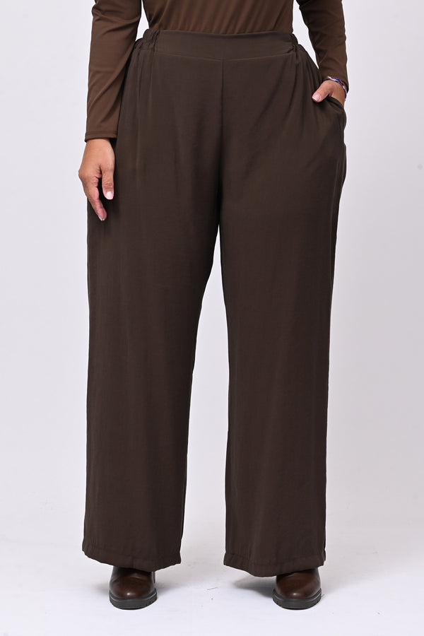 Pantalone viscosa taglio uomo - Moro