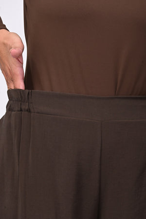 Pantalone viscosa taglio uomo - Moro
