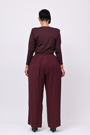 Body lycra contenitivo - Melanzana