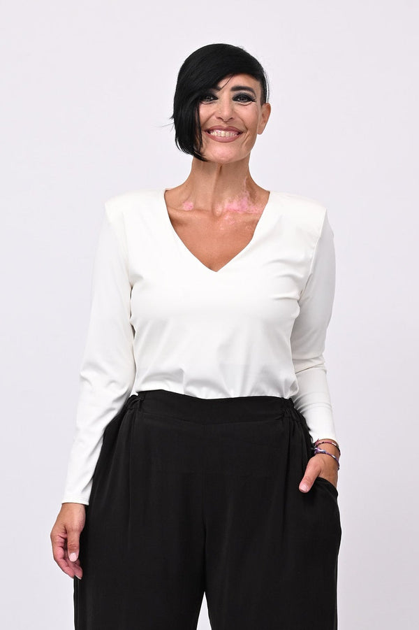 Body lycra contenitivo - Bianco