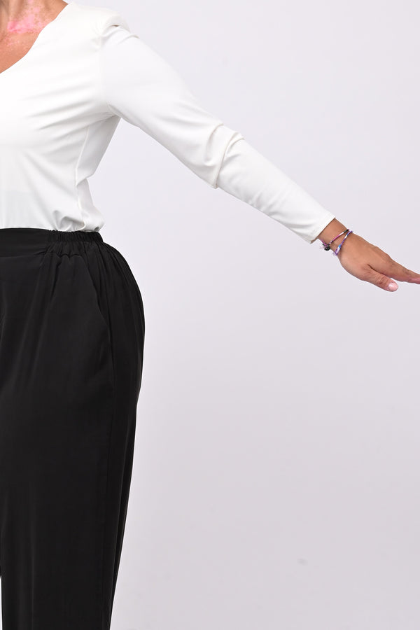Body lycra contenitivo - Bianco
