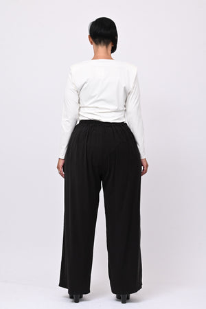 Pantalone viscosa taglio uomo - Nero