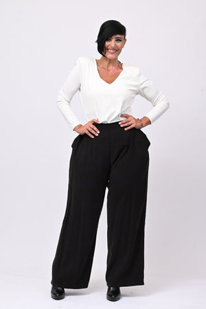 Pantalone viscosa taglio uomo - Nero