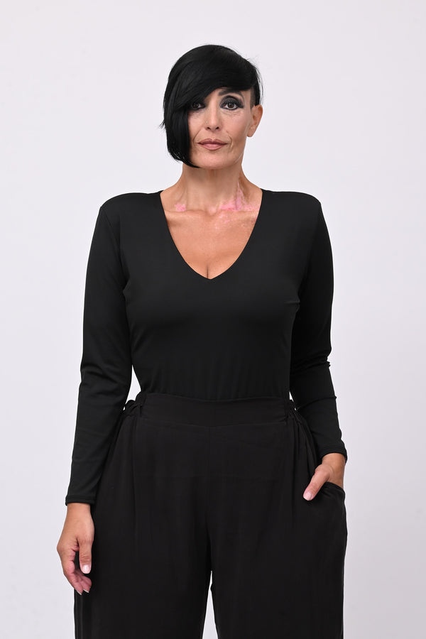 Body lycra contenitivo - Nero