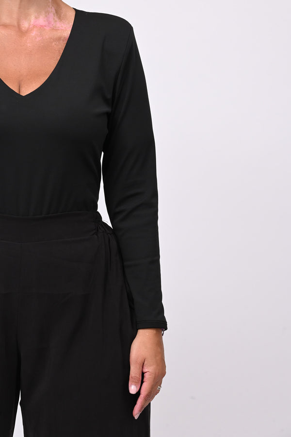 Body lycra contenitivo - Nero