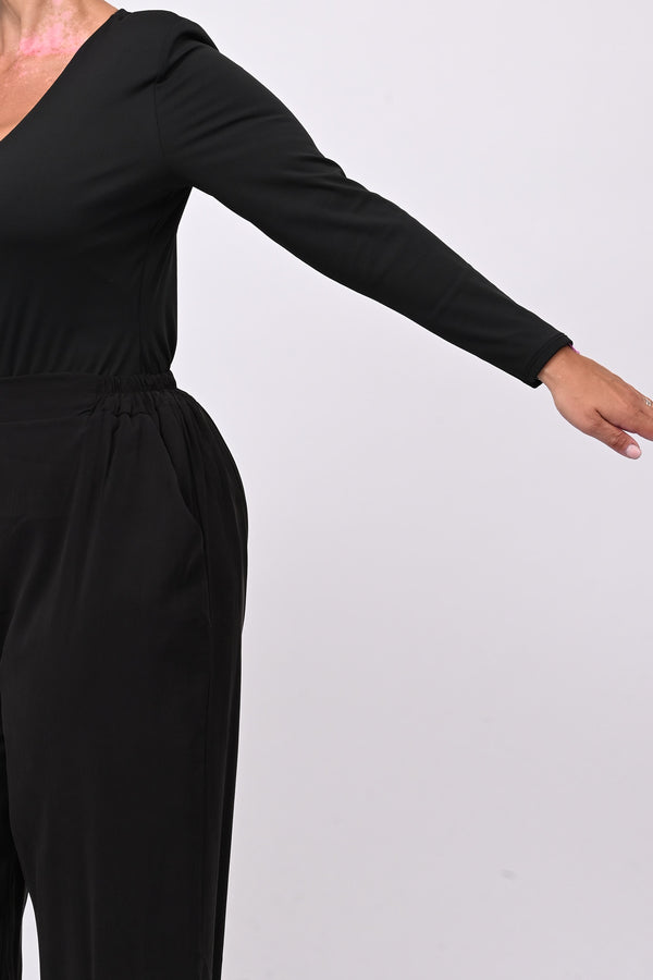 Body lycra contenitivo - Nero