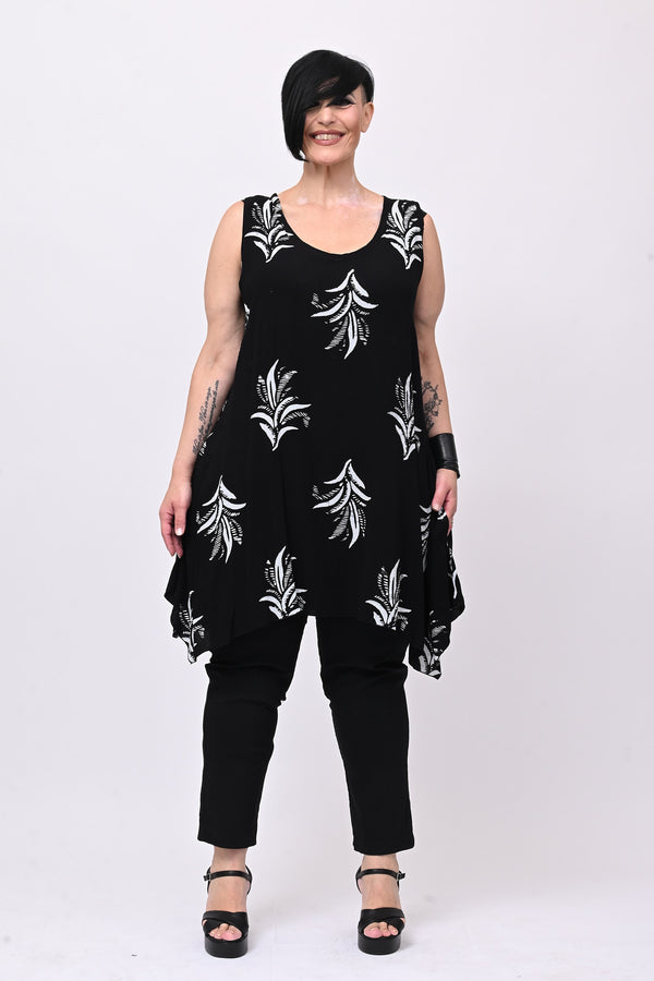 Maxi top tasche - Nero