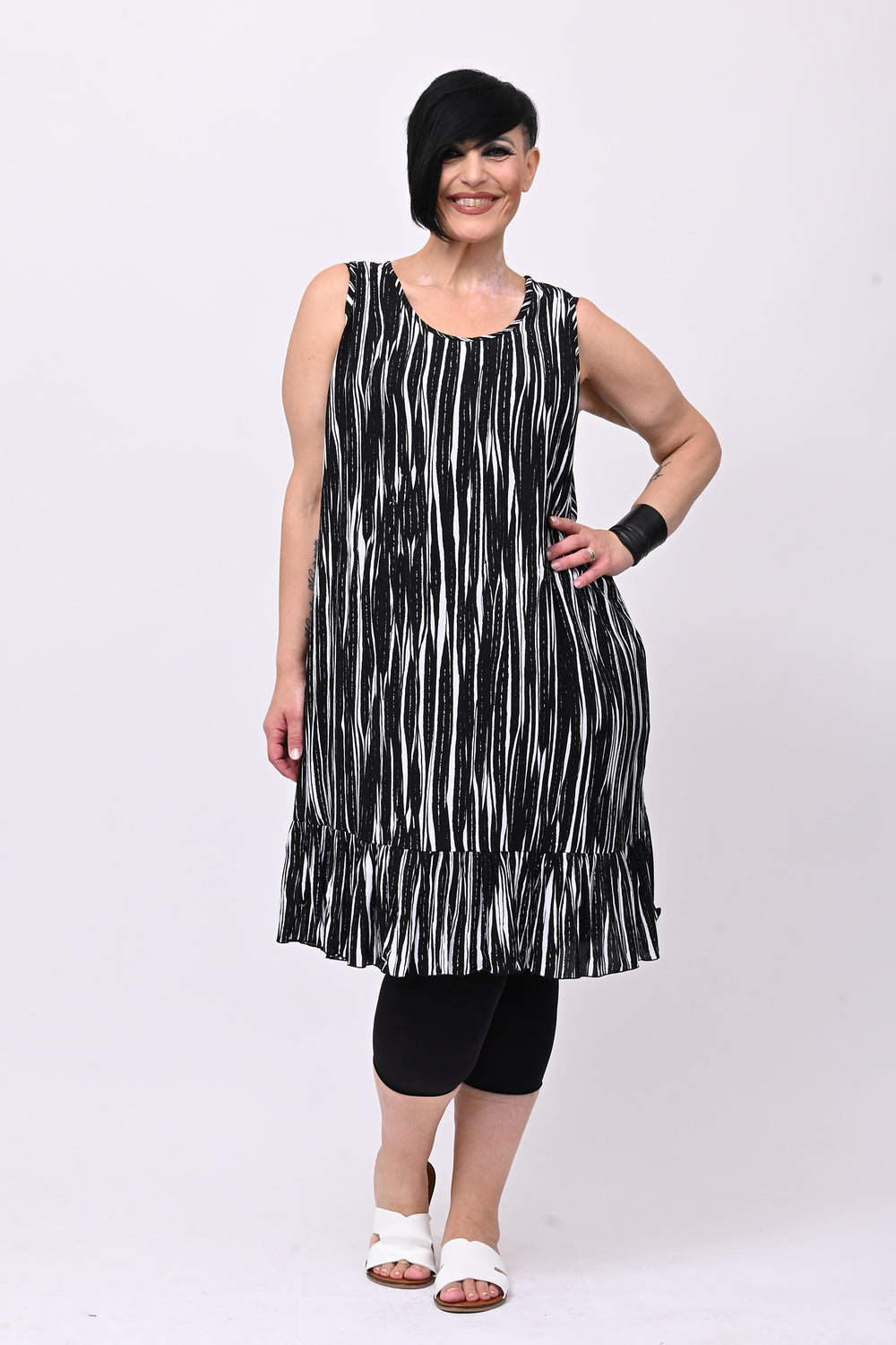 Maxi top balza - Nero