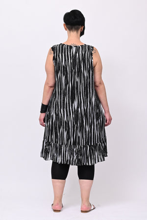 Maxi top balza - Nero