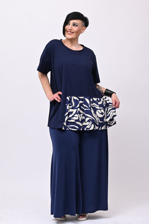 T-shirt balze Japan - Blu