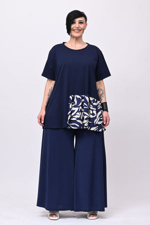 T-shirt balze Japan - Blu