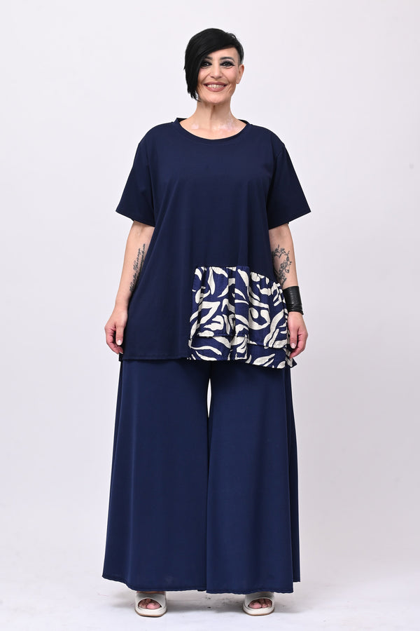T-shirt balze Japan - Blu