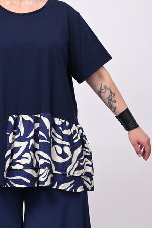 T-shirt balze Japan - Blu