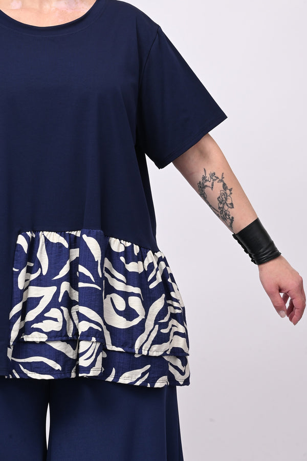 T-shirt balze Japan - Blu