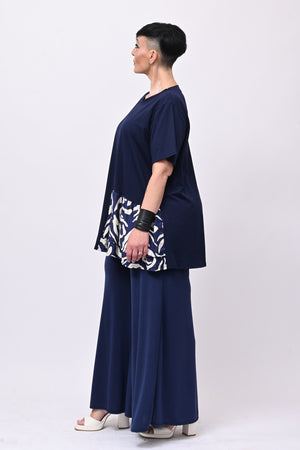 T-shirt balze Japan - Blu